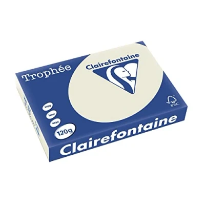 Imagen de Clairfontaine 1201 Papel para inyección de tinta, color gris