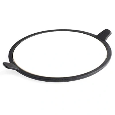 Imagen de Tepro Accesorio para Grill Piedra Pizza, Pizza de cordierita Aproximadamente 28,5 cm Ø, Rejilla en Sistema 57 Ø