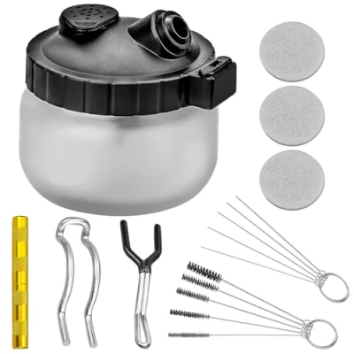 Imagen de Nizirioo Kit de Limpieza Aerografo, para Pistola Aerógrafo, 1 Set Juego Aerógrafo con Cepillos