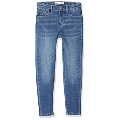 Imagen de Levi&#039;s Kids Lvg 710 Super Skinny Jean 3e2702 Pantalones, Azul (Keira Blue), 4 años para Niñas