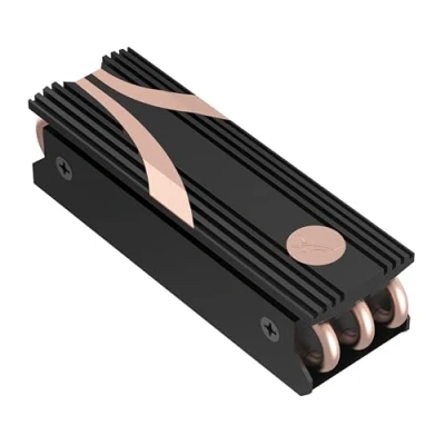 Imagen de SABRENT disipador de Calor para PS5 e Instalación en PC SSD M.2 PCIe NVMe o NGFF SATA, Incluye Almohadilla Térmica Rockets 2280 (SB HTSK)