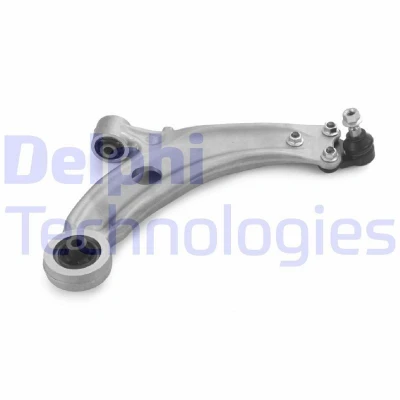 Imagen de DELPHI TC6902 Barra oscilante, suspensión de ruedas con rótula suspensión/carga Brazo oscilante longitudinal Aluminio PEUGEOT: 308 II Hatchback