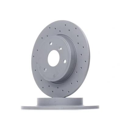 Imagen de ZIMMERMANN 405.4102.52 Disco de freno 280 10 4/3 3 112 macizo, perforado revestido altamente carbonizado SMART: Fortwo II Coupé, Cabrio
