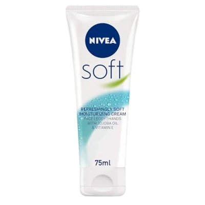 Imagen de Nivea SOFT 75ML MOISTURISING CREAM FACE/BODY/HANDS NEW TRAVEL SIZE by