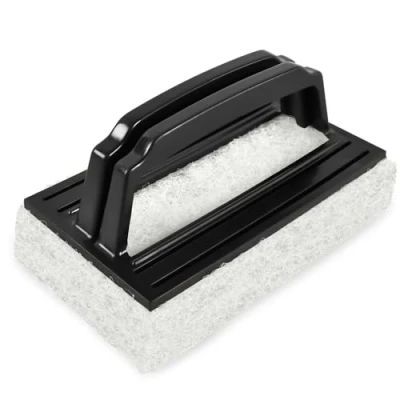Imagen de Cepillo de Esponja para Piscina Cepillos Mano Limpieza Piscinas Algas Accesorios Eliminar Suciedad, Musgo (Negro)