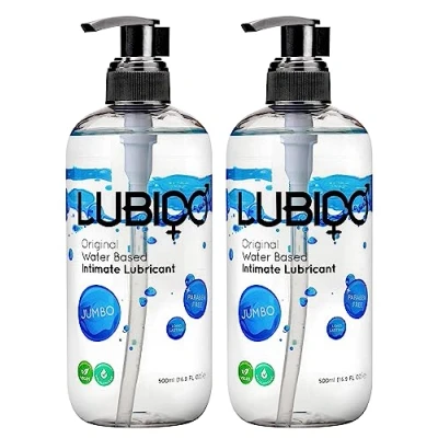Imagen de Lubido Original lubricante íntimo a base de agua, libre parabenos 500ml Jumbo (Paquete 2)