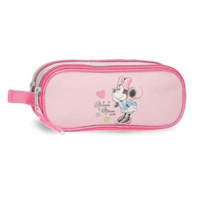 Imagen de Disney Joumma Minnie Imagine Estuche Doble Rosa 23x9x7 cms Poliéster L