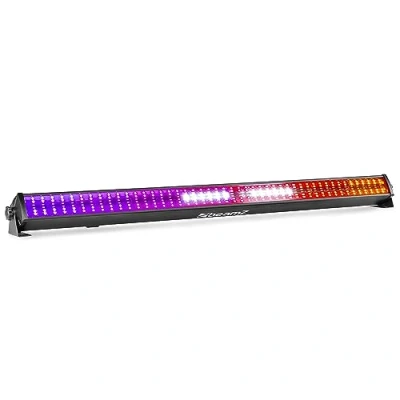 Imagen de BeamZ LCB288 LED bar, 192 leds SMD RGB y 96 blancos, wash estrobo, DMX, modo maestro esclavo, DJ efecto de luz 3x16 secciones, discoteca fiesta, iluminación fiesta