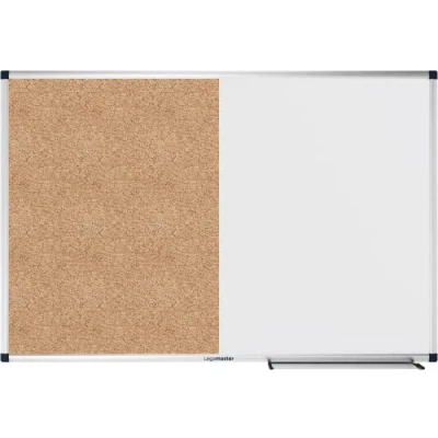 Imagen de Legamaster UNITE Pizarra combinada 60 x 90 cm Combinación de corcho blanca magnética y grabable para pinchar imágenes planes 100% natural