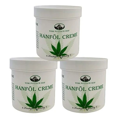 Imagen de Iloda® crema de aceite cáñamo Pullach Hof, cáñamo, bálsamo con puro para una piel suave y flexible