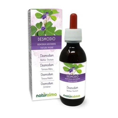 Imagen de Desmodium (Desmodium adscendens) hojas Tintura Madre sin alcohol Naturalma Extracto líquido gotas 120 ml Complemento alimenticio Vegano