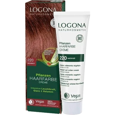 Imagen de Logona Colorante Vegetal En Crema 220 Burdeos 150Ml. 150 ml