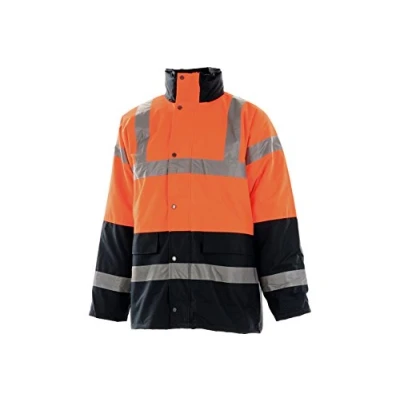 Imagen de Portwest Parka Bicolor Traffic, De Alta Visibilidad, Tamaño: 4XL, Color: Naranja, S467ORR4XL