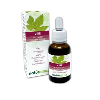 Imagen de Vine o Vid (Vitis vinifera) Flores de Bach Naturalma Gotas 30 ml Extracto líquido sin alcohol Esencias florales Vegano y libre