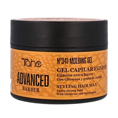 Imagen de Tahe Advanced Barber Gel Capilar Fijador Nº341 Molding ideal para esculpir, 300 ml