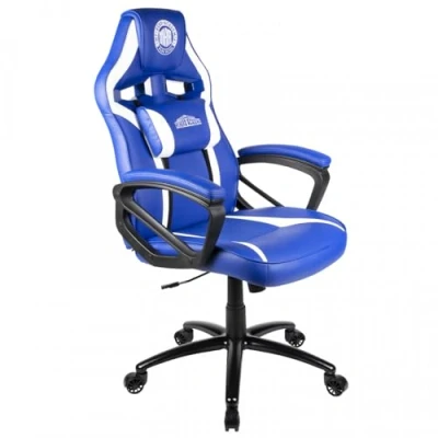 Imagen de Konix My Hero Academia Silla de Oficina Gaming Inclinación del Asiento 15 Cuero Poliuretano Liso Azul y Blanco