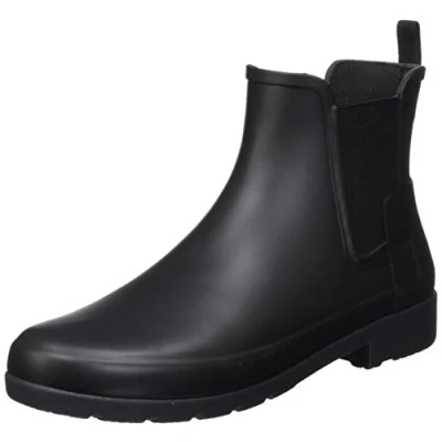 Imagen de Hunter W Org Refined Chelsea, Botas de Agua Mujer, Negro (Black), 37 EU