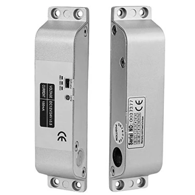 Imagen de LIBO cerradura eléctrica de perno caída CC 12 V a prueba fallos, modo NC, electrónica para control acceso, sistema seguridad con retardo tiempo