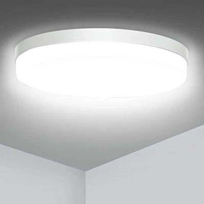 Imagen de Ouyulong Plafon Cocina Led Redondo 36W, Lampara Techo Baño Impermeable IP54, Blanco Natural 4000K 4300LM Plafones Para Pasillo, Dormitorio,Salón,Balcón,Oficina,Comedor