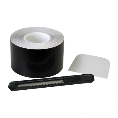 Imagen de Foliatec KIT DE SALIDA CROMADA, NEGRO MATE