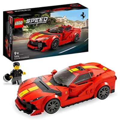Imagen de LEGO Speed Champions Ferrari 812 Competizione Maqueta de Coche para Construir, Deportivo Rojo Juguete Colección Edición 2023, Regalo Niños y Niñas 9 Años o Más 76914