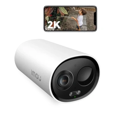 Imagen de Imou Cámara Vigilancia WiFi Exterior con Batería 2K(3MP), Interior Sin Cable, Visión Nocturna en Color, Detección de Humana PIR, Audio Bidireccional, Admite Tarjeta SD 256G, IP66