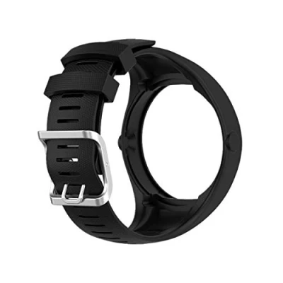 Imagen de Huabao Correa Compatible con Polar M200,Ajustable Silicona Deportiva Band Repuesto Pulsera para M200 (Negro)