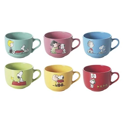 Imagen de Brunch Time Taza De Desayuno 6 Piezas Jumbo Snoopy