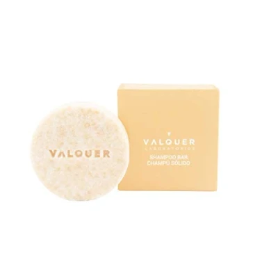 Imagen de Valquer Laboratorios Champú Sólido para Toda la Familia (Todo Tipo de Cabello) Zero% Sin Sulfatos Jabón Plásticos, Vegano y Cruelty Free, Zero Waste, Eco Friendly, Único, 50 Gramos