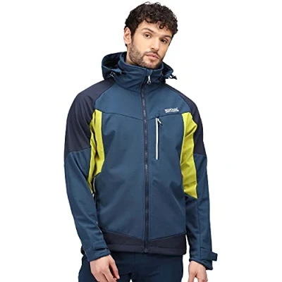 Imagen de Regatta Chaqueta Hewitts VII Softshell impermeable y resistente al viento para hombre