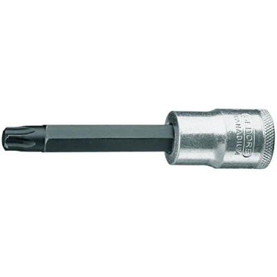 Imagen de GEDORE ITX 19 L T60 100 Piezas insertables de llave cubo 1/2&quot;Pulgada Acero cromo vanadio Torx exterior