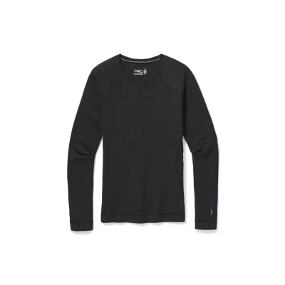 Imagen de Smartwool Classic Thermal Merino BASE Layer CREW Camiseta de manga larga, Mujer, Talla: Large, Charcoal heather