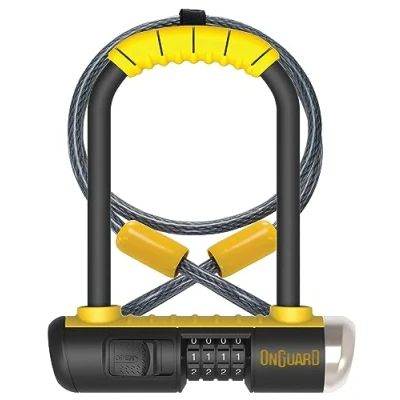 Imagen de Onguard On Guard Candado de grillete, tamaño 115 mm x 230 13 + 120 cm 10 mm, Color Negro