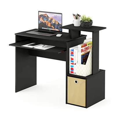 Imagen de Furinno Escritorio De Computadora Negro/Marrón