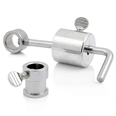 Imagen de BBQ Toro Contrapeso para Pinchos de Acero Inoxidable 185 gr Peso Equilibrar el Pincho Barbacoa Asador Giratorio Equilibrador Brocheta Parrilla con Cojinete
