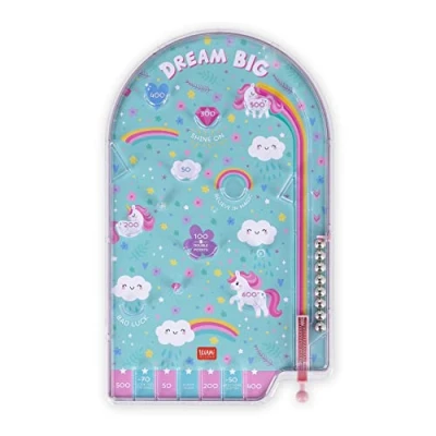 Imagen de Legami Mini Pinball, Juego portátil, 17,7 x 29 cm, Tema Unicorn, PBG0003
