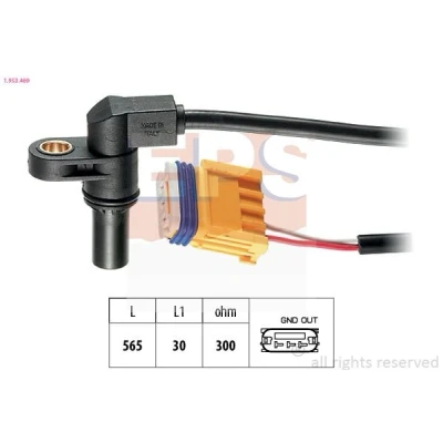 Imagen de EPS 1.953.469 Sensor de revoluciones, caja automática CITROËN: Xsara Hatchback