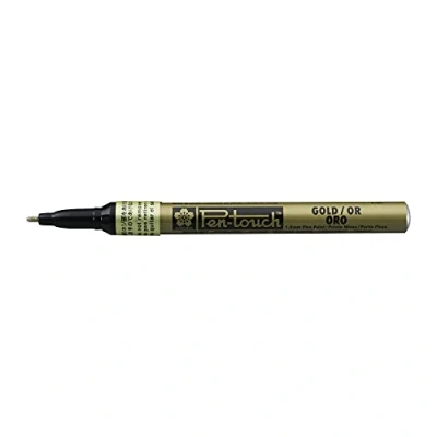 Imagen de Paint Marker,Fine Point,Water/Fade Proof,Nontoxic,Gold, Sold as 1 Each