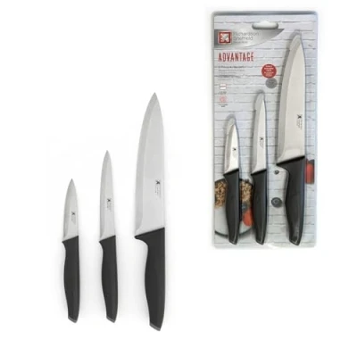 Imagen de Richardson Sheffield Advantage Juego de 3 cuchillos cocina, cuchillo pelar
