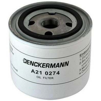 Imagen de DENCKERMANN A210274 Filtro de aceite M20X1.5 enroscable VOLVO: 480 E, 460 L, 440 K