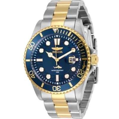Imagen de Invicta Pro Diver, Reloj de cuarzo para hombre acero inoxidable, 43 mm, Dos Tonos / Azul