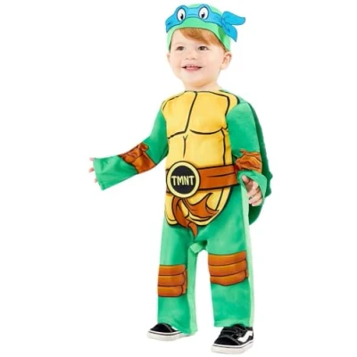 Imagen de amscan Disfraz TMNT Baby 12 18 Meses Unisex Ninja, dibujo animado, Color verde, regular (361 9909132_0194099030243)