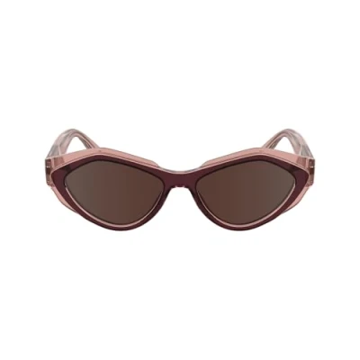 Imagen de Calvin Klein Mujer CKJ24621S 605 Gafas de sol Inyección biológica Burdeos Cuadrada Normal