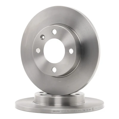 Imagen de DELPHI BG2116 Disco de freno 239 12 4 macizo aceitado sin procesar cojinete rueda, anillo sensor ABS VOLKSWAGEN: GOLF 1 Cabriolet, 3
