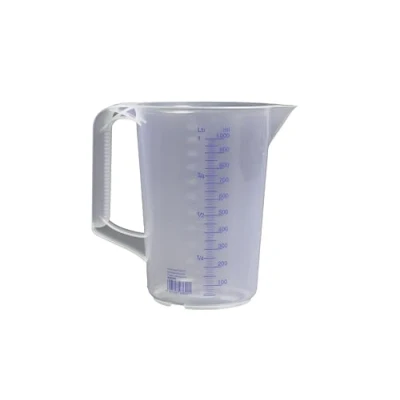 Imagen de Hünersdorff Jarra graduada 1.000 ml, PP, 2 escalas Asa cerrada, transparente