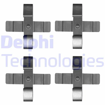 Imagen de DELPHI LX0625 Kit de accesorios, pastillas frenos VOLKSWAGEN: Touareg I, II, PORSCHE: Panamera, Macan, Cayenne