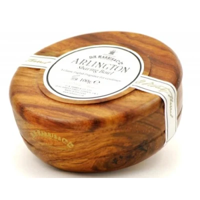 Imagen de D. R. HARRIS Arlington Shaving Soap and Wooden Mahogany Bowl