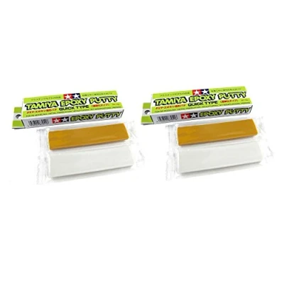 Imagen de Tamiya 87051. Pack 2 unidades Masilla Epoxy Putty de dos componentes (50 gramos en total). Secado rapido