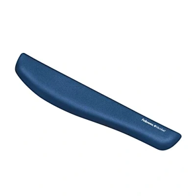 Imagen de Fellowes Foam Fusion Plus Touch Reposamuñecas ergonómico para teclado, gel y espuma, color azul