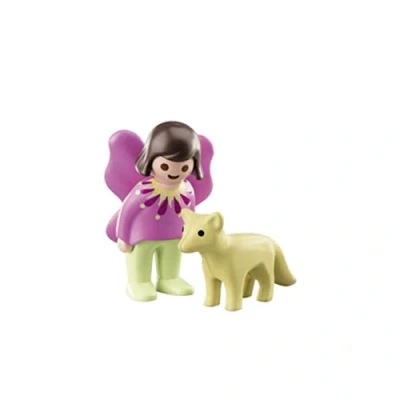 Imagen de PLAYMOBIL 1,2,3 70403 Hada con Zorro, De 1,5 a 4 años